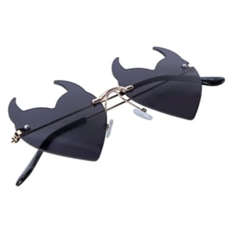 Ladies Devil Heart Sunglasses