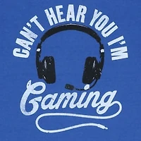 Can'T Hear You, I'm Gaming' Retro Graphic Tee