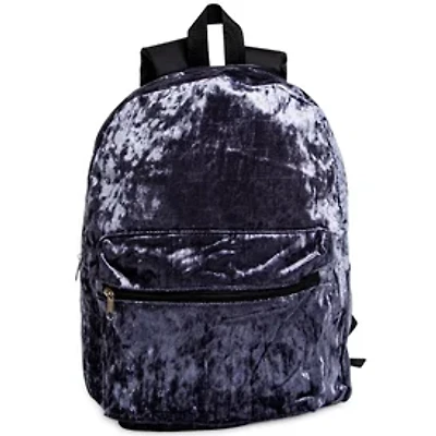 Crushed Velvet Backpack 16in x 12in