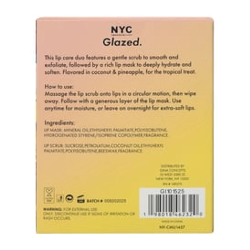 NYC Underground Glazed Lip Scrub 0.5oz 2-Pack