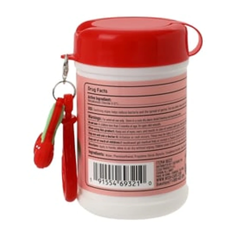 Wish Wild Cherry Anti-Bacterial Hand Wipes 20-Pack