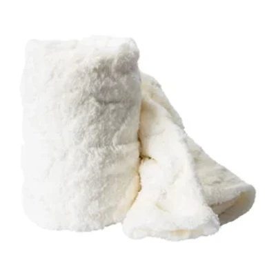 Luxe Collection Jacquard Cable Knit Blanket 50in x 60in