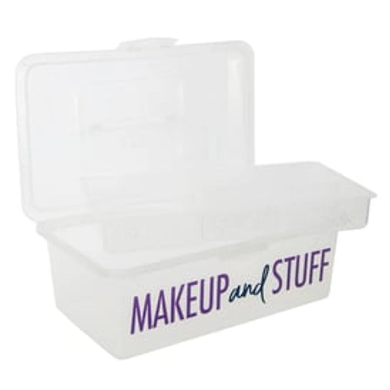 Makeup Organizer Box With Tray 9.6in x 5.6in