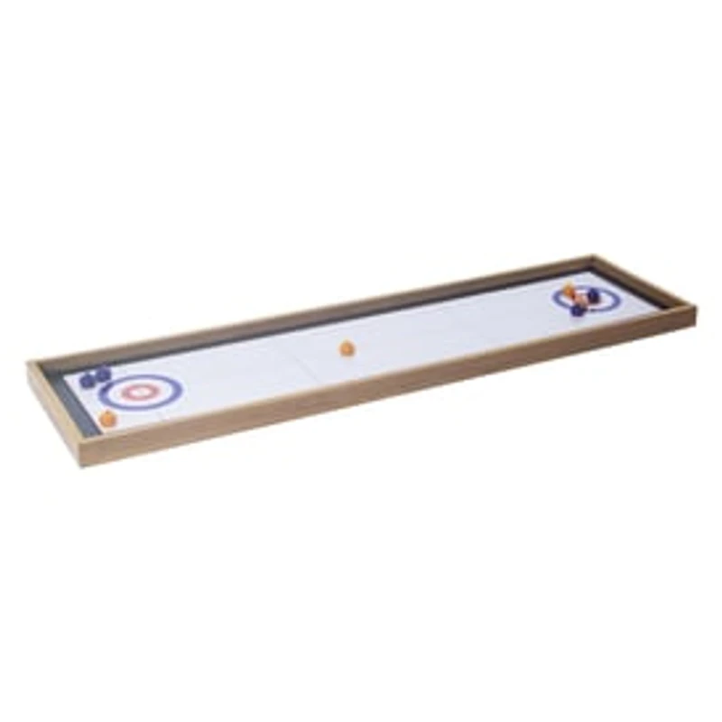 Wooden Tabletop Curling Game 45in x 11.8in