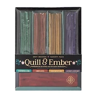 Quill & Ember Premium Incense With Wooden Burner Variety Pack