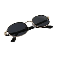Young Mens Round Metal Sunglasses