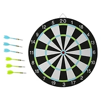2-Sided Dartboard Game Set 16in