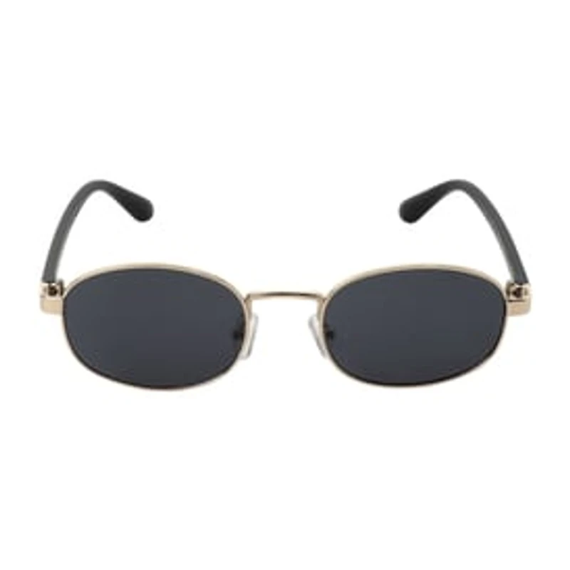 Young Mens Round Metal Sunglasses