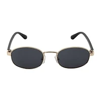 Young Mens Round Metal Sunglasses
