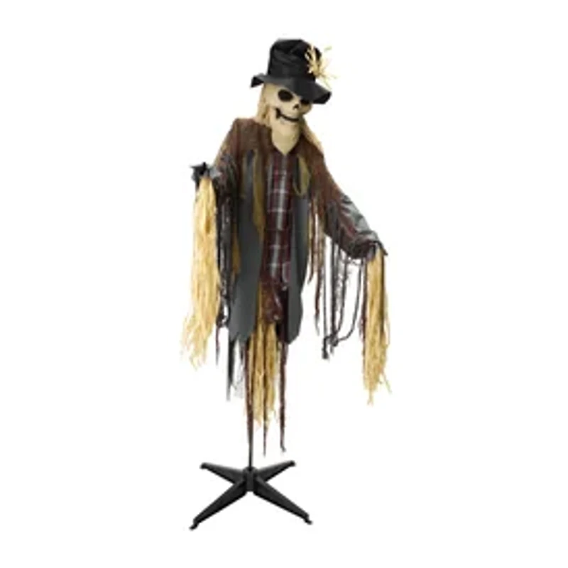 Halloween Animatronic Scarecrow 5.8ft.
