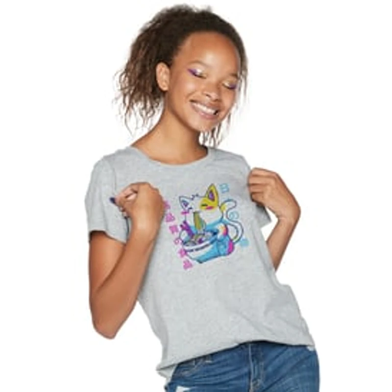 Noodle Cat Graphic Tee - Large