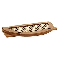 Foldable Rattan Shelf 4in x 11in