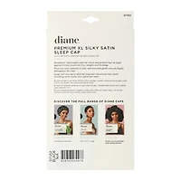 Diane® Premium XL Silky Satin Sleep Cap - Black