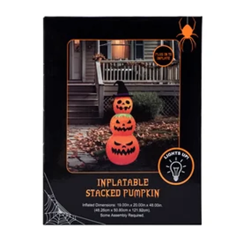 Halloween Inflatable Stacked Pumpkin