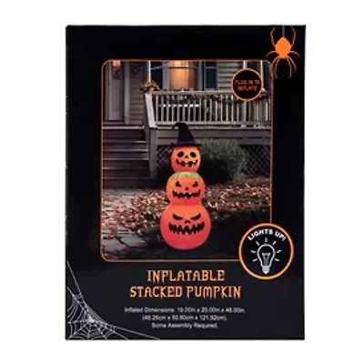 Halloween Inflatable Stacked Pumpkin