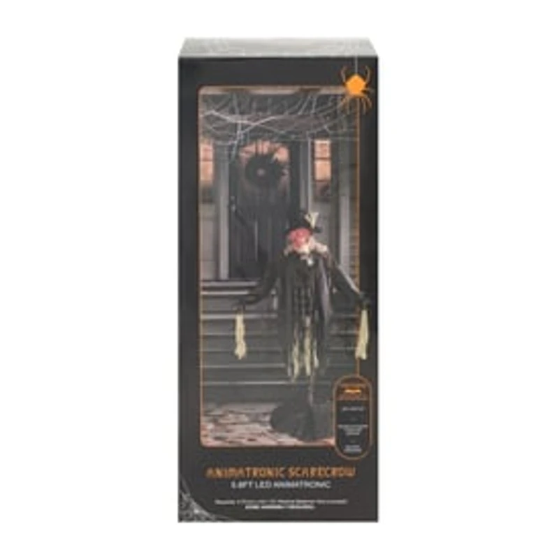Halloween Animatronic Scarecrow 5.8ft.