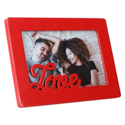 Red 'Love' Picture Frame 5in x 7in