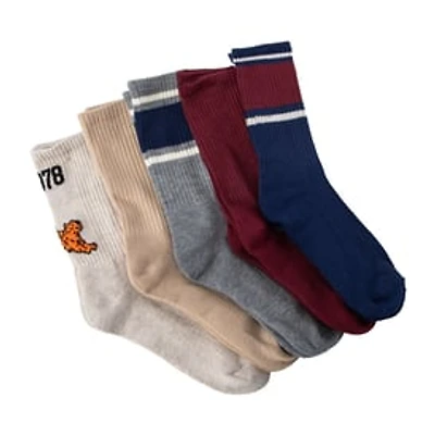 Juniors Ladies Crew Socks 5-Pairs