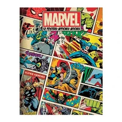 Marvel Poster Book 12-Count