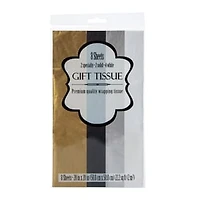 Metallic Gift Wrapping Tissue Paper 8-Count