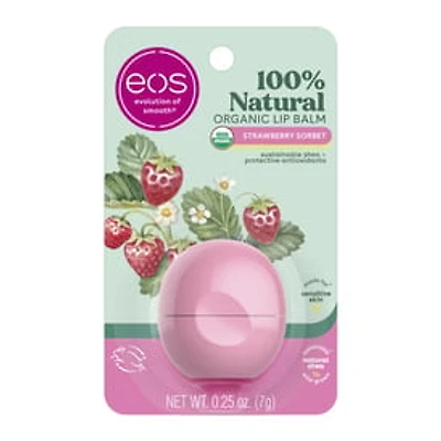 Eos® Organic Lip Balm Strawberry Sorbet