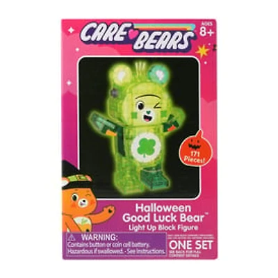 Care Bears™ Halloween Good Luck Bear™ Light Up Block Figure Set