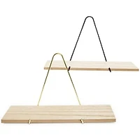 Triangle Bracket Wall Shelf 14in