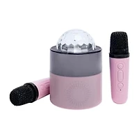 Karaoke Machine W/ 2 Mini Wireless Microphones