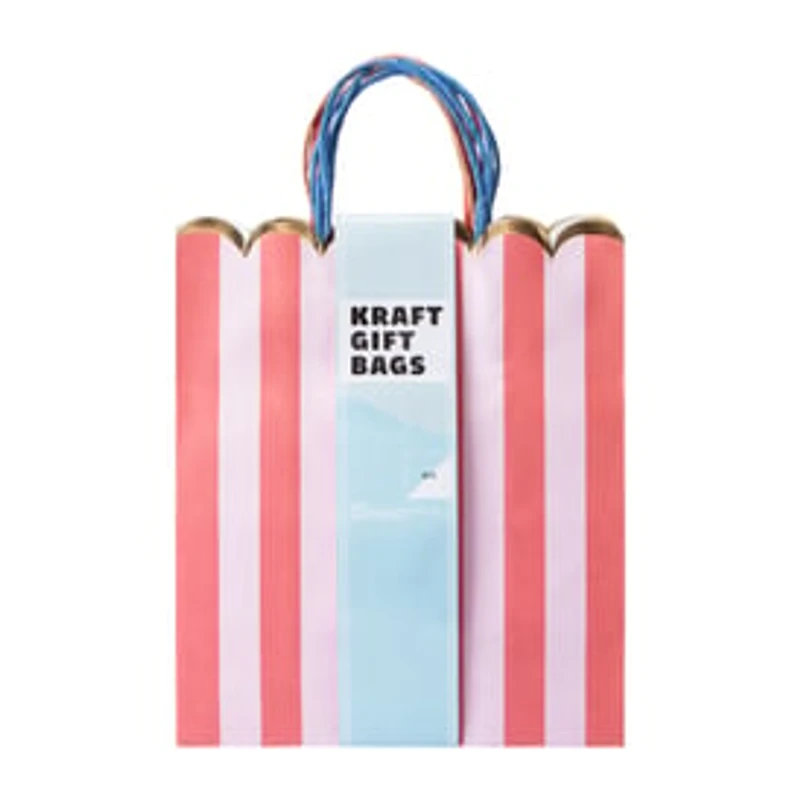 Kraft Large Gift Bags 5-Pack