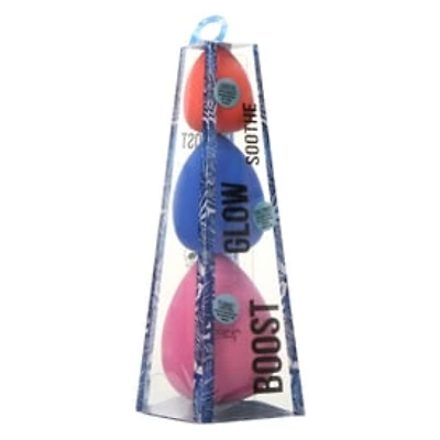 3-Count infused Makeup Sponges Set