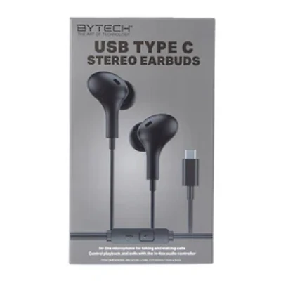 USB-C Wired Earbuds With Mic