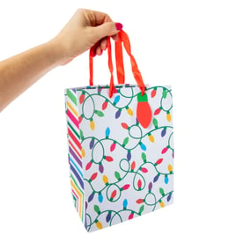 Holiday Medium Gift Bag 6-Pack 7in x 9in