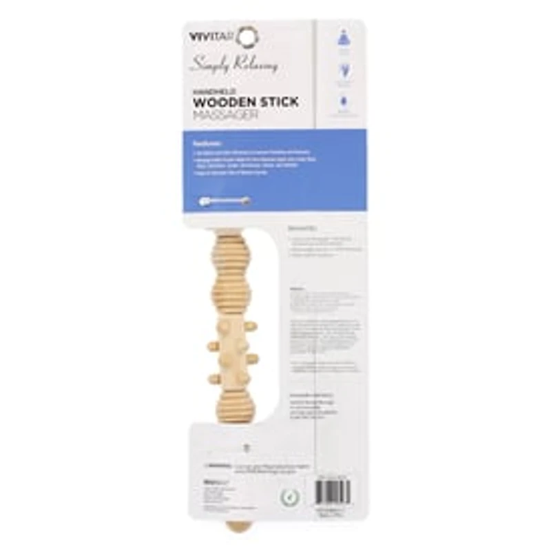 Vivitar® Handheld Wooden Body Massager