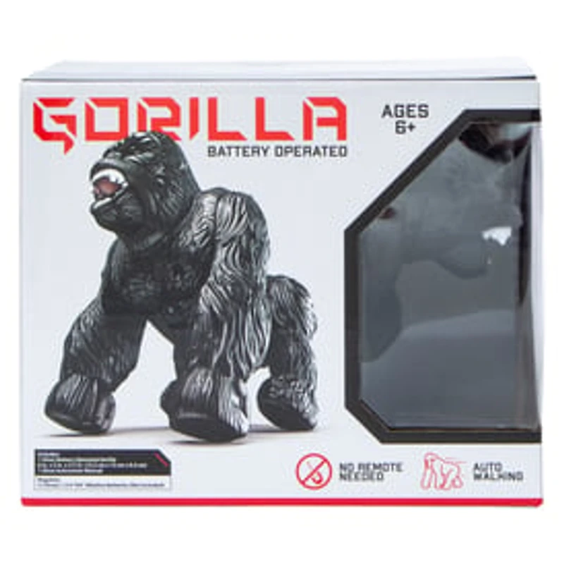 Walking Gorilla Battery Operated Toy 6in