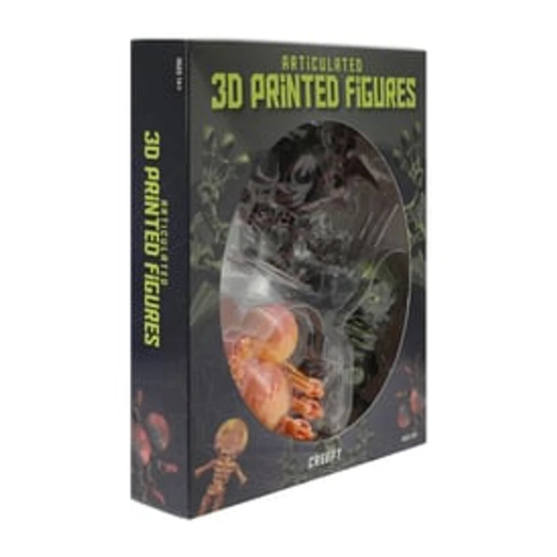 Articulated Creepy 3D Printed Figures 3-Pack (Styles May Vary)