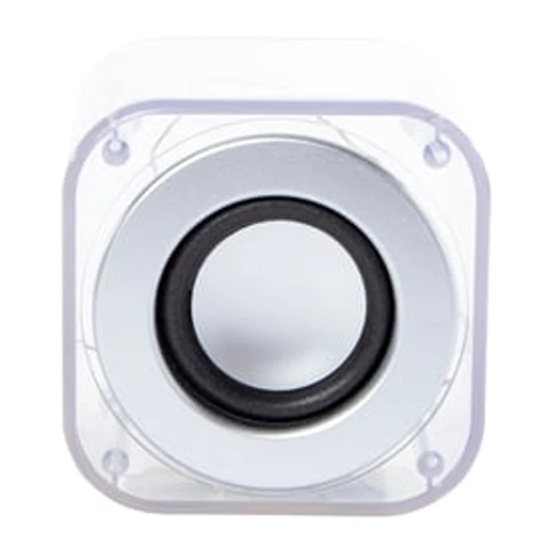 Clear Cube Bluetooth® Speaker With LED Lights