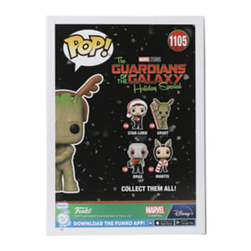 Funko Pop! Guardians Of The Galaxy Groot Holiday Special Bobble-Head
