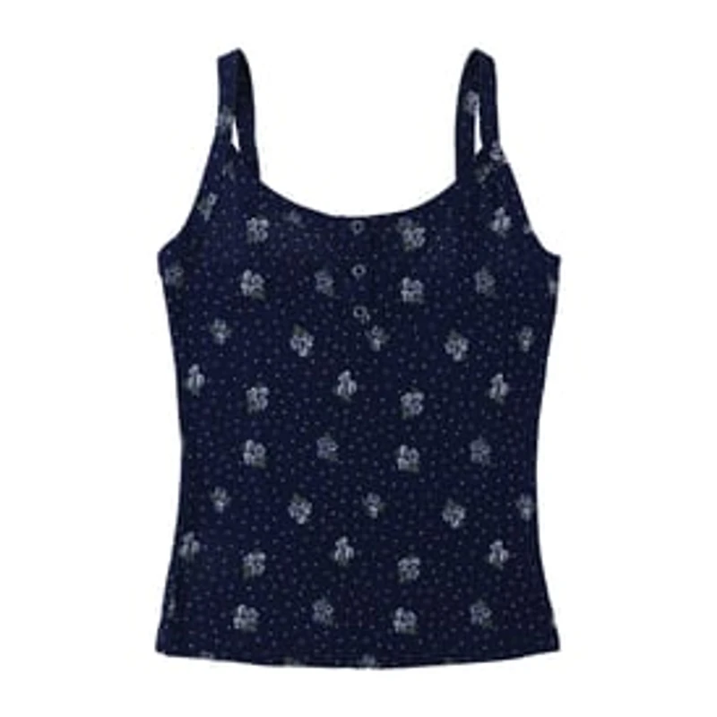 Juniors Wide Rib Tank Top