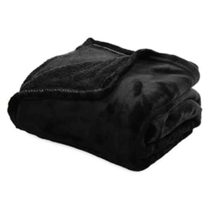 Hotel Collection Plush Velvet Throw Blanket 50in x 60in