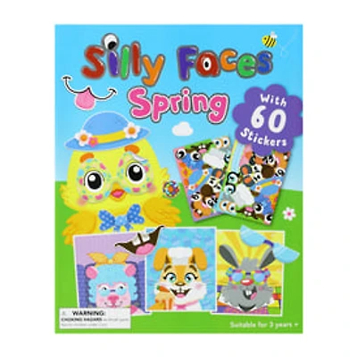 Silly Faces Spring Sticker Book