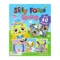 Silly Faces Spring Sticker Book