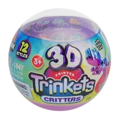 3D Printed Trinkets Critters (Styles May Vary)