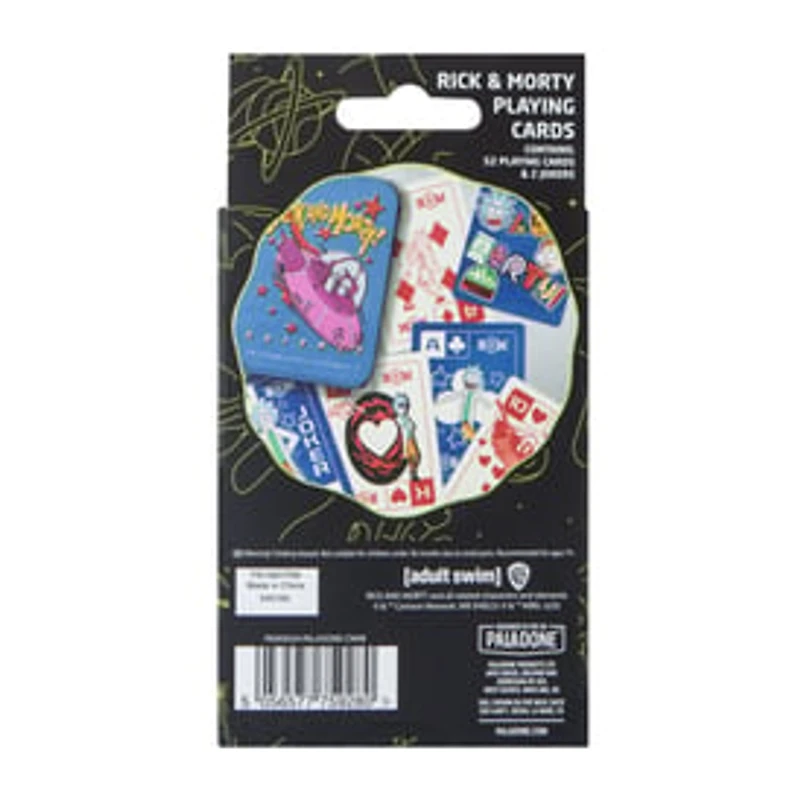 Adult Swim Rick And Morty Playing Cards Set