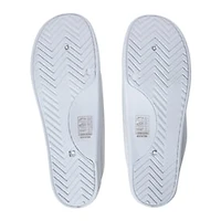 Ladies White Scrunch Back Sneakers