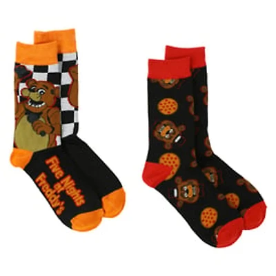 Five Nights At Freddy's Crew Socks 2-Pack