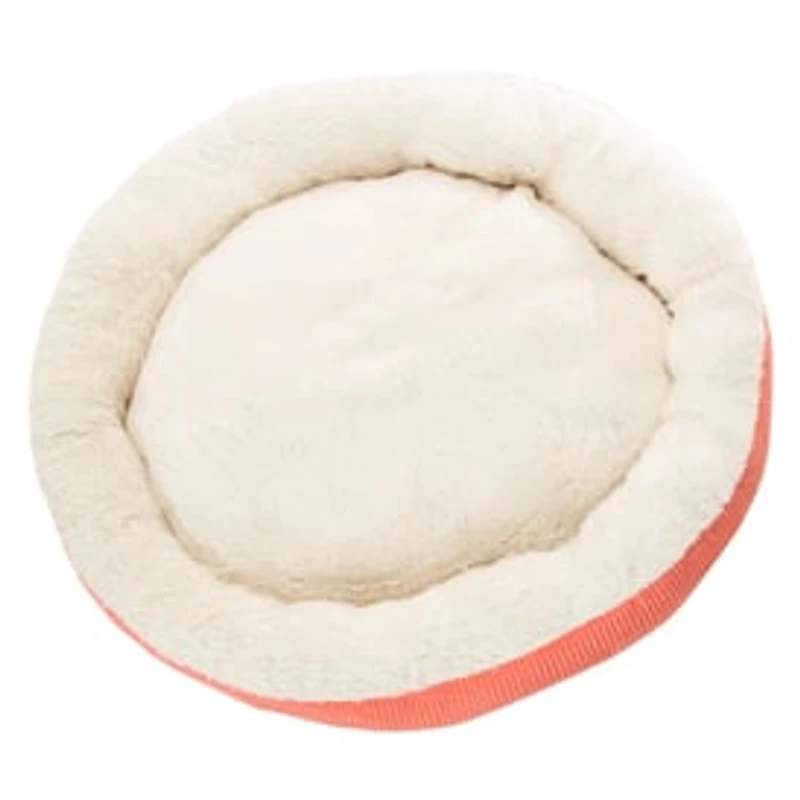 Round Corduroy Pet Bed 22in
