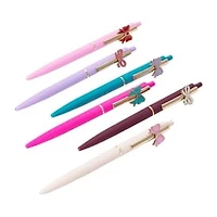 Ballpoint Pens With Bows 6-Pack