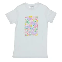 'We Are Connected' Floral Graphic Tee