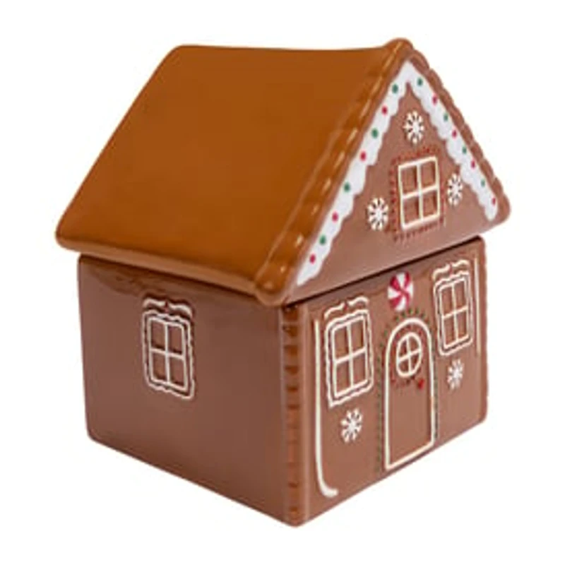Christmas Gingerbread Ceramic Cookie Jar