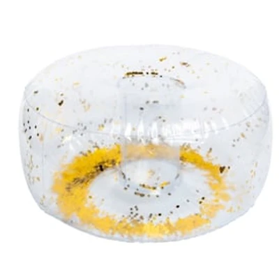 inflatable Ottoman w/ Glitter 9.4in x 22.8in
